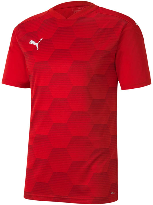 PUMA Men's Standard Teamfinal 21 Graphic Jersey, Red/Chili Pepper, Small
