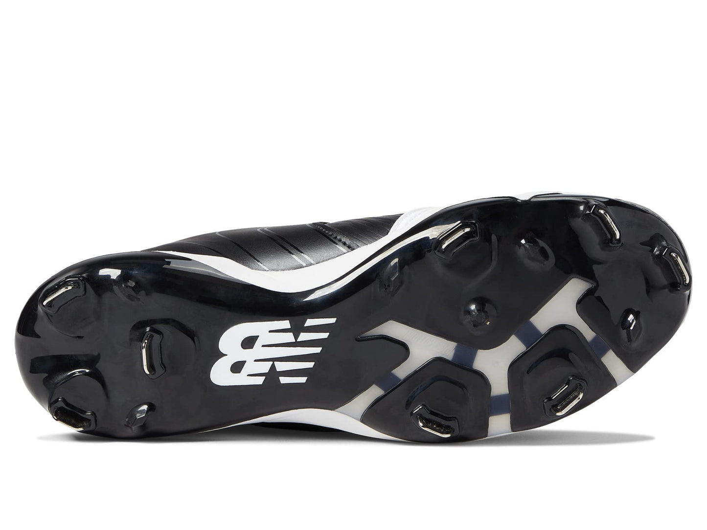 New Balance Women's Fuse V3 Metal Pitch Softball Shoe, Black/Black, 8