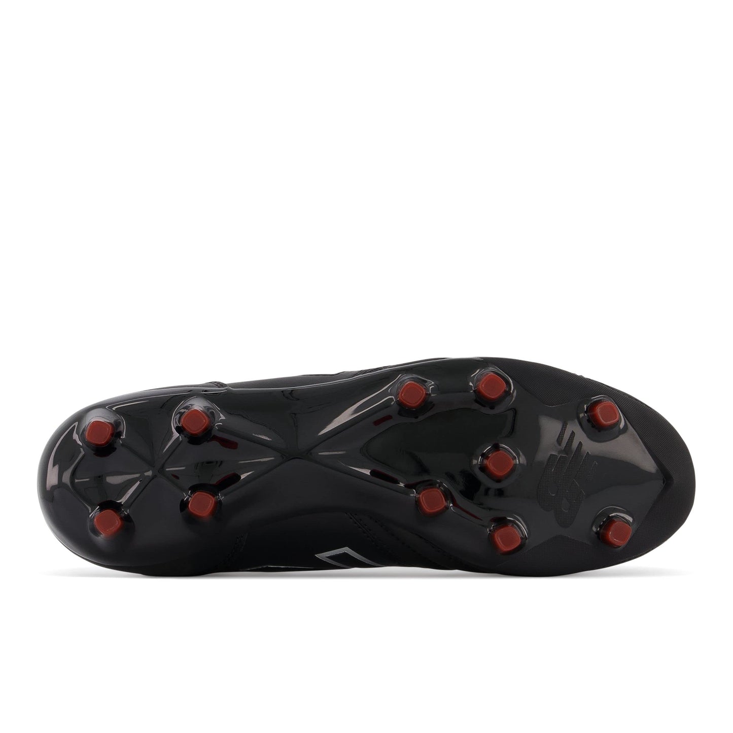 New Balance Men's 442 Team Fg V2 Soccer Shoe, Black/White/Red, 8.5 Wide