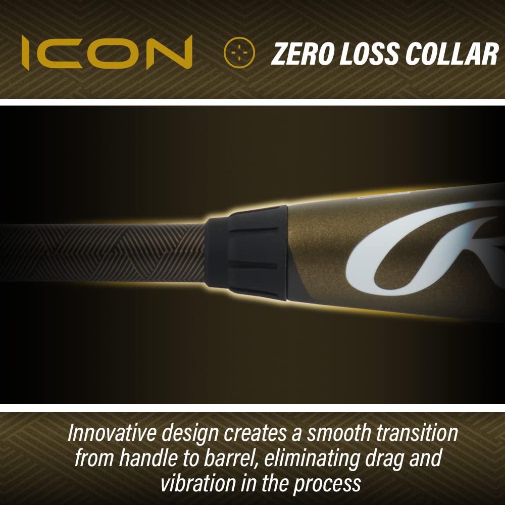 Rawlings | ICON Baseball Bat | BBBCOR | -3 | 33"