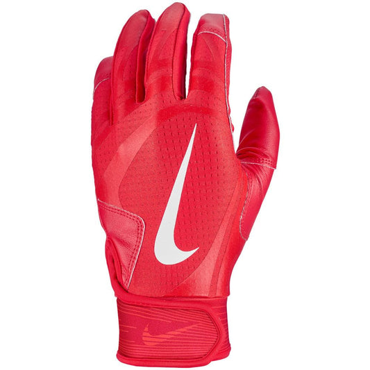 Nike Youth Alpha Huarache Edge Batting Gloves (Red/White, Small)