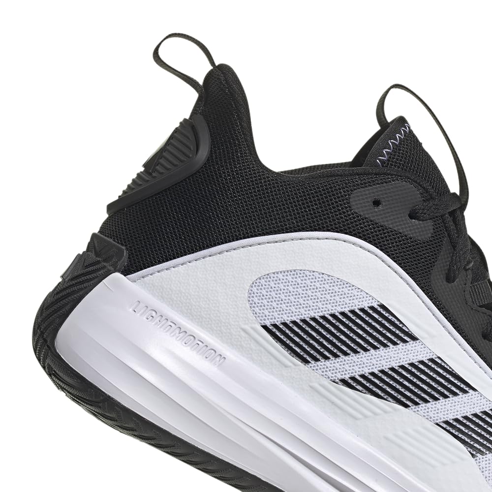 adidas Men's Own The Game 3.0 Basketball Sneaker, White/Black/Black, 11