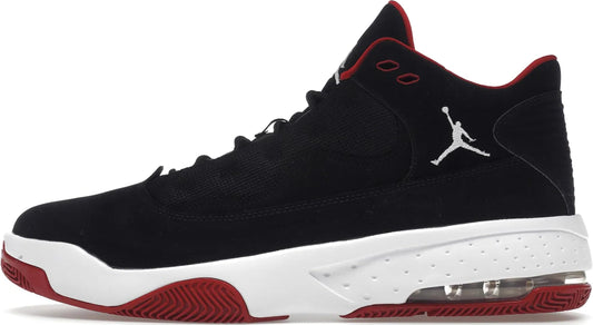 Nike Men's Basketball Shoe, Black White Gym Red, 12