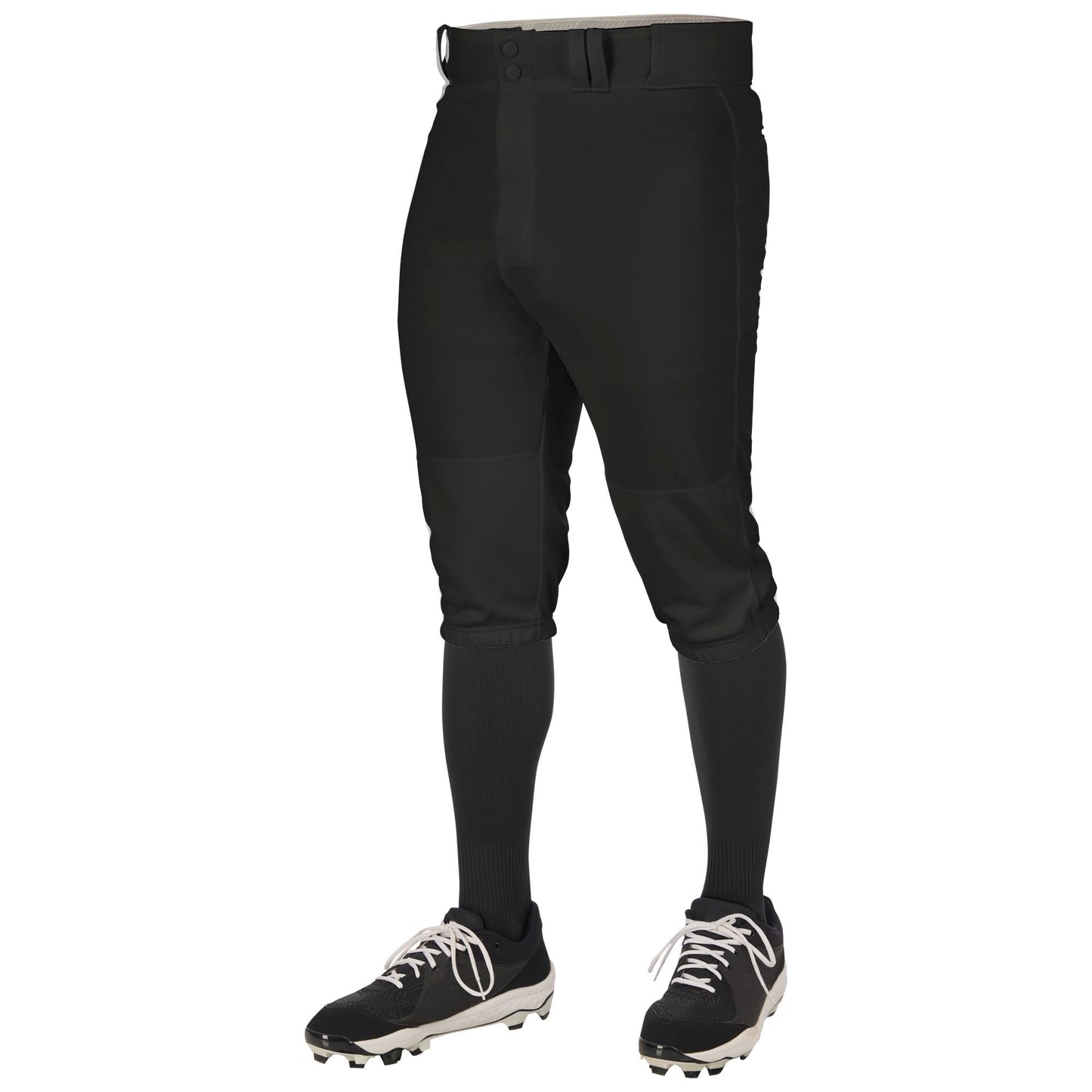 CHAMPRO Boys' Standard Triple Crown 2.0 Baseball Knickers, Black