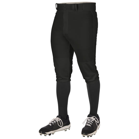 CHAMPRO Boys' Standard Triple Crown 2.0 Baseball Knickers, Black