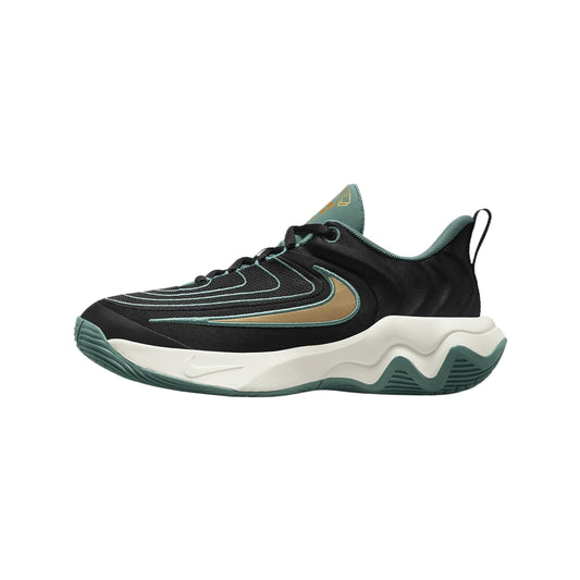 Nike Giannis Immortality 4 Big Kids' Basketball Shoes (HV9127-001, Black/Bicoastal/Pale Ivory/Metallic Gold) Size 5
