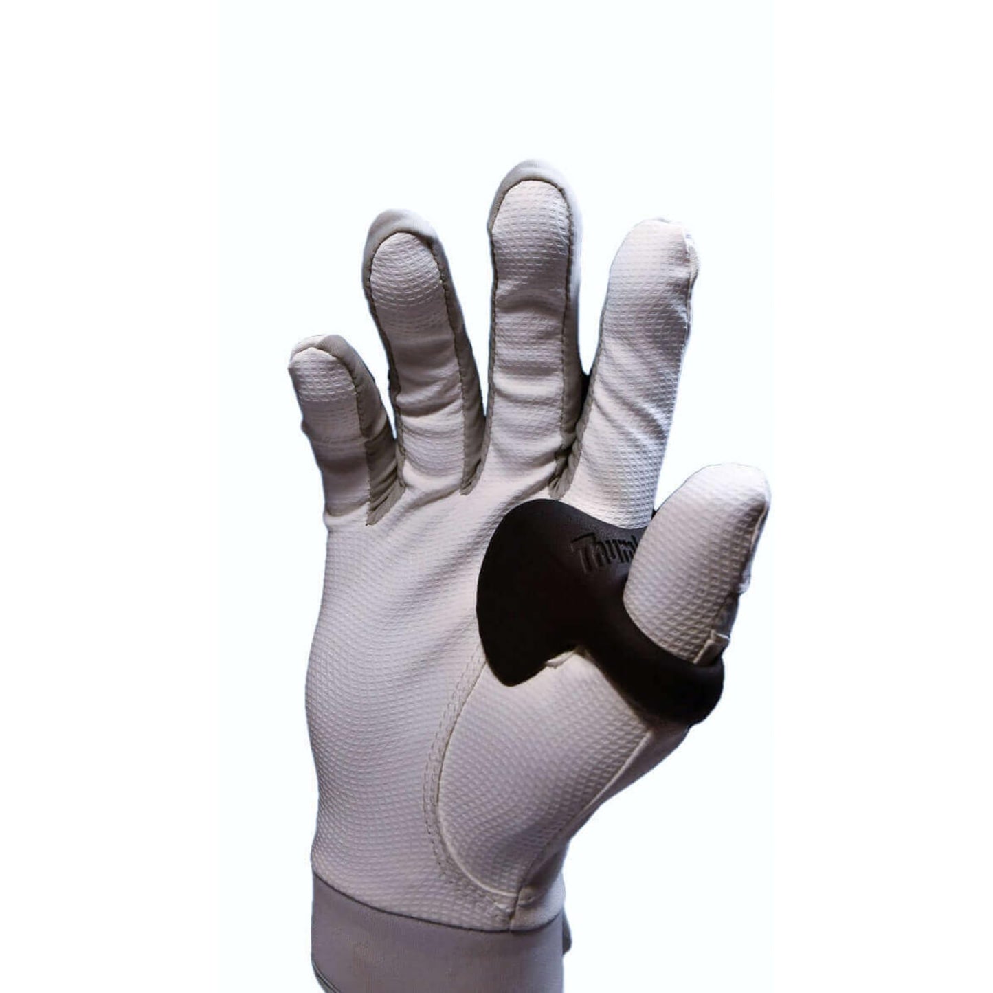 ThumbPRO Baseball Thumb Guard - Batting Aid & Grip Enhancer - Reduces Sting, Improves Swing - for Baseball & Softball - All Levels, Left/Right Hand - 3 Sizes (Pitch Black, Medium)