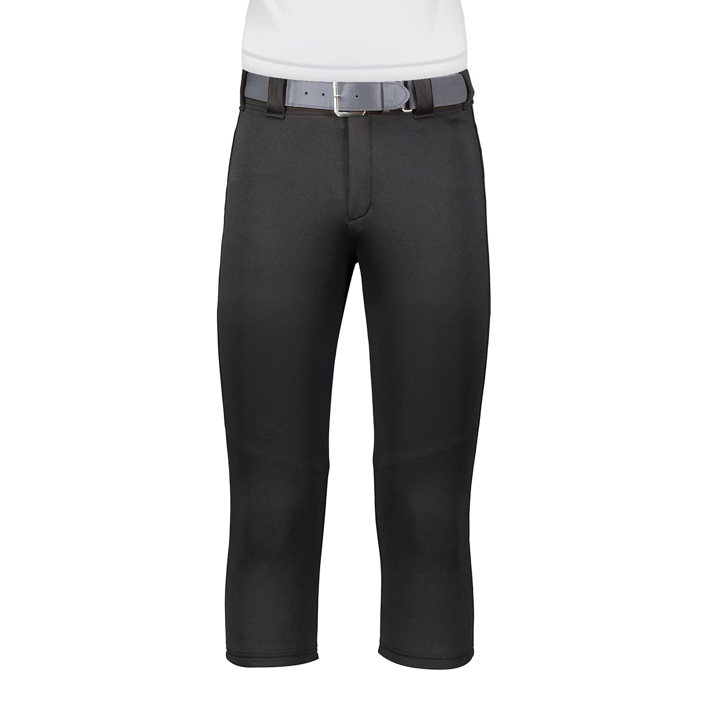 Augusta Sportswear Womens Slide-flex Softball - Belted, Pockets, Mid Rise Baseball For Comfort & Style Pants, Black, 3X-Large US