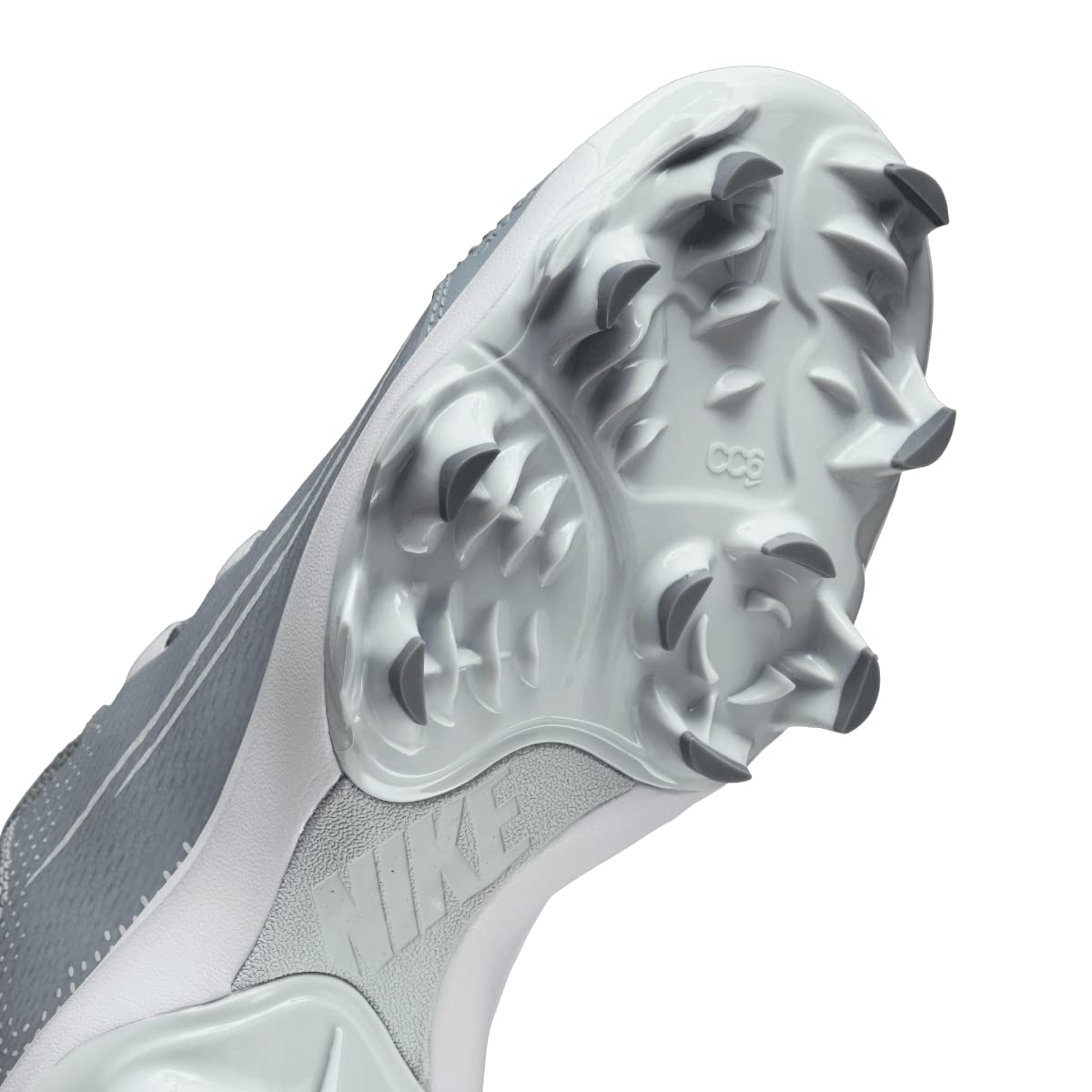 Nike Women's Hyperdiamond 4 Pro Molded Softball Cleats Gray | White Size 9.5 Medium