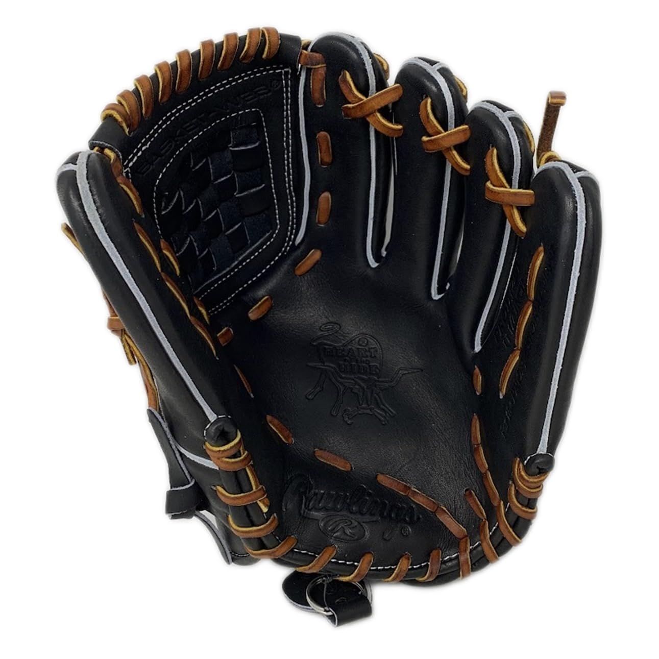 Rawlings Heart of The Hide Baseball Glove Pro Stiff & Standard Fit Models | Classic Colors | Sizes 11.5" - 12.75" | Multiple Styles (Black | DJ2 | Closed Web, 11.5" | Infield, Right Hand Throw)
