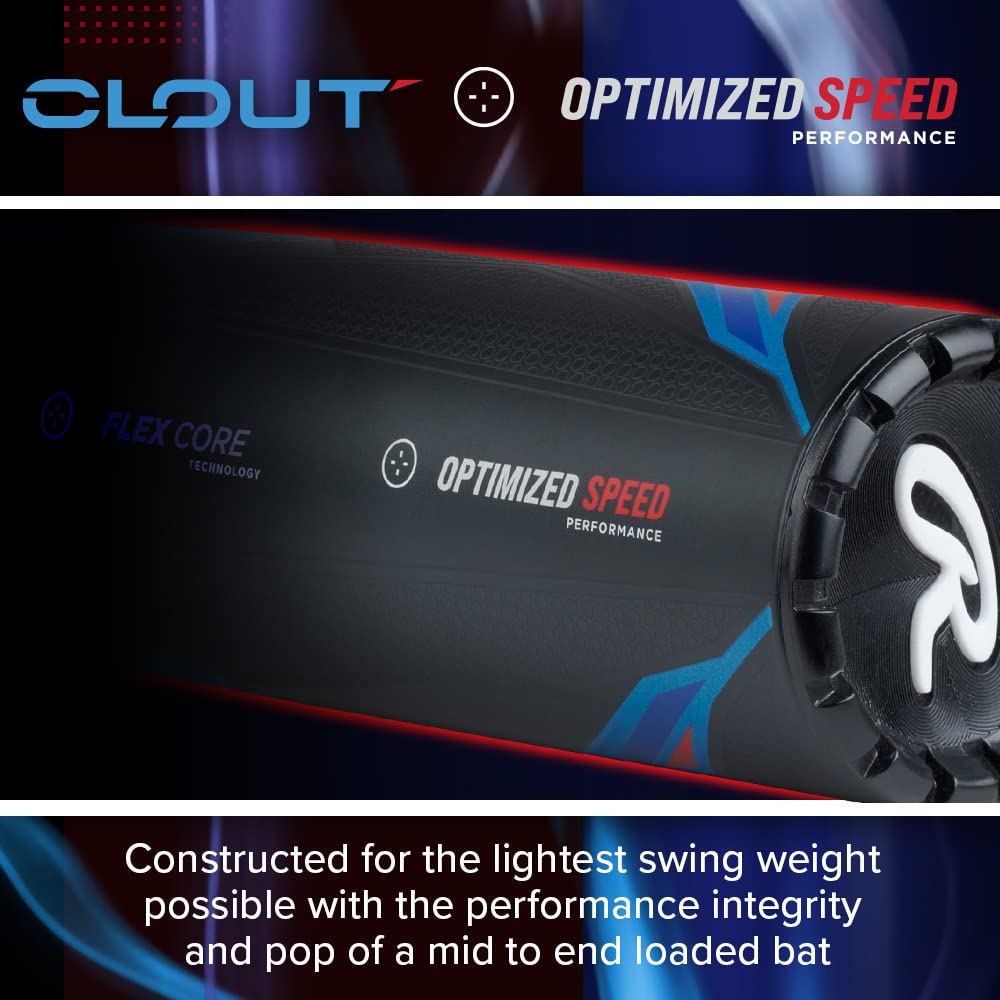 Rawlings | CLOUT Baseball Bat | 2023 | USSSA | -10 | 29"
