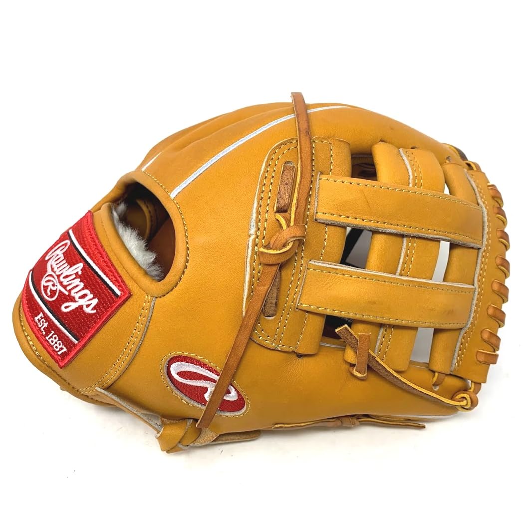 Rawlings Heart of The Hide Baseball Glove Pro Stiff & Standard Fit Models | Classic Colors | Sizes 11.5" - 12.75" | Multiple Styles (Classic Tan | H Web, 11.5" | Infield, Right Hand Throw)