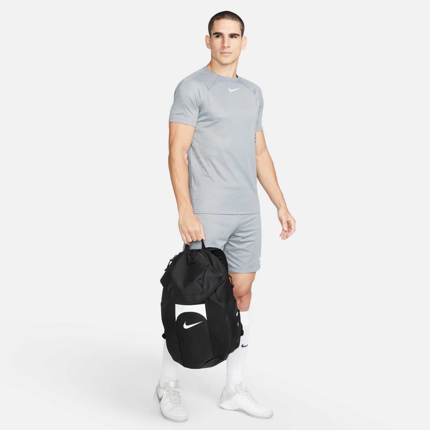 NIKE Backpack, Black, White, Talla única