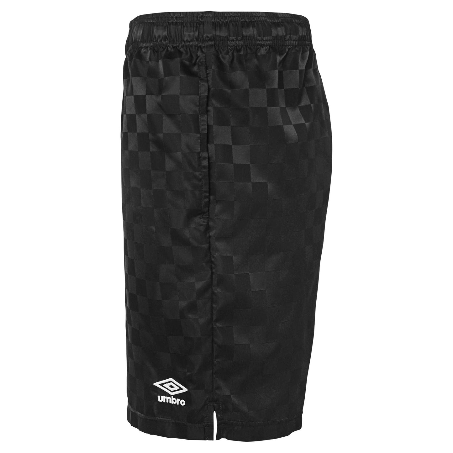 Umbro mens Checkered Short, Black Beauty/White, Medium US
