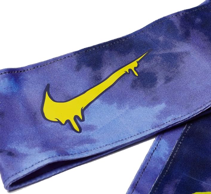 Nike Dri-Fit Printed Head tie - Unisex (Era Explorer, SF Blue)
