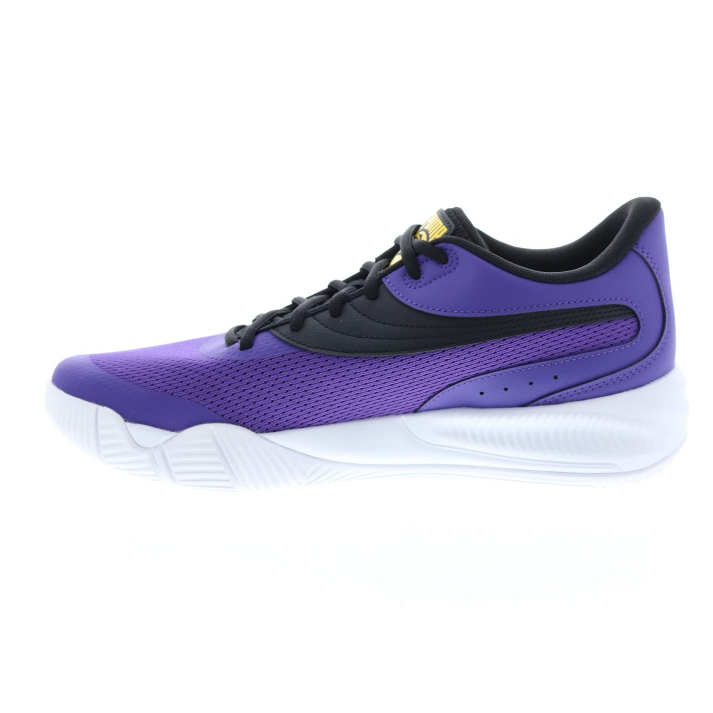 PUMA Men's Triple Low Basketball Sneaker, Prism Violet-Spectra Yellow, 10