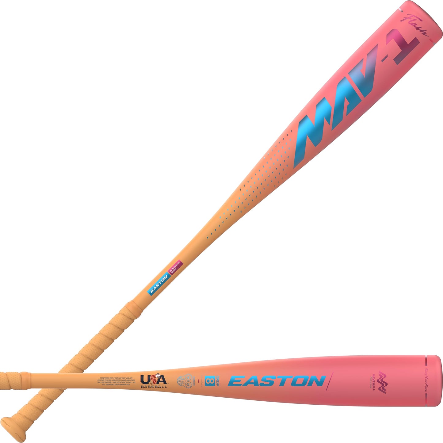 Easton | 2026 | MAV1 Flash Baseball Bat | USA | -8 Drop | 2 5/8" Barrel | 1 Pc. Alloy | 31 Inch