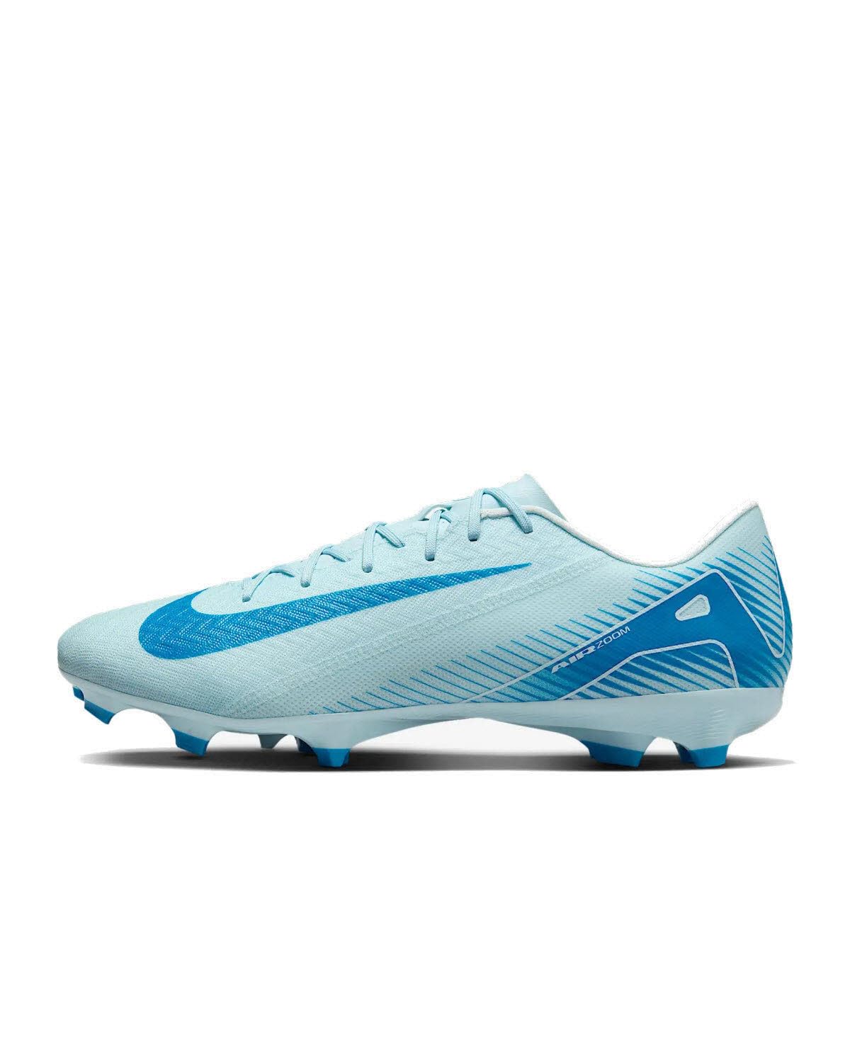 Nike Mercurial Vapor 16 Academy MG Low-Top Soccer Cleats (FQ8374-400, Glacier Blue/Blue Orbit) Size 12