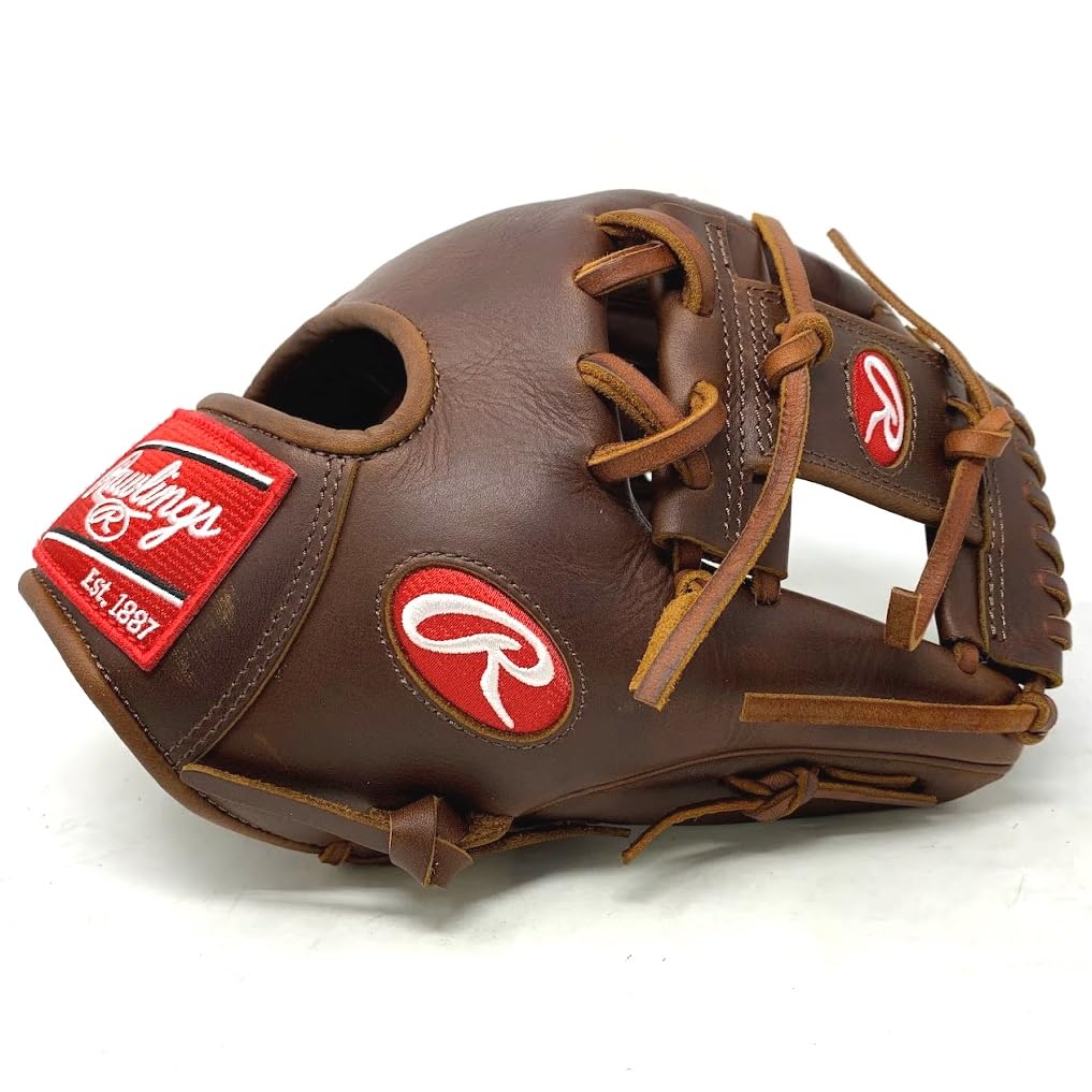 Rawlings Heart of The Hide 11.75 Inch I Web Timberglaze with Timberglaze Laces Right Hand Throw