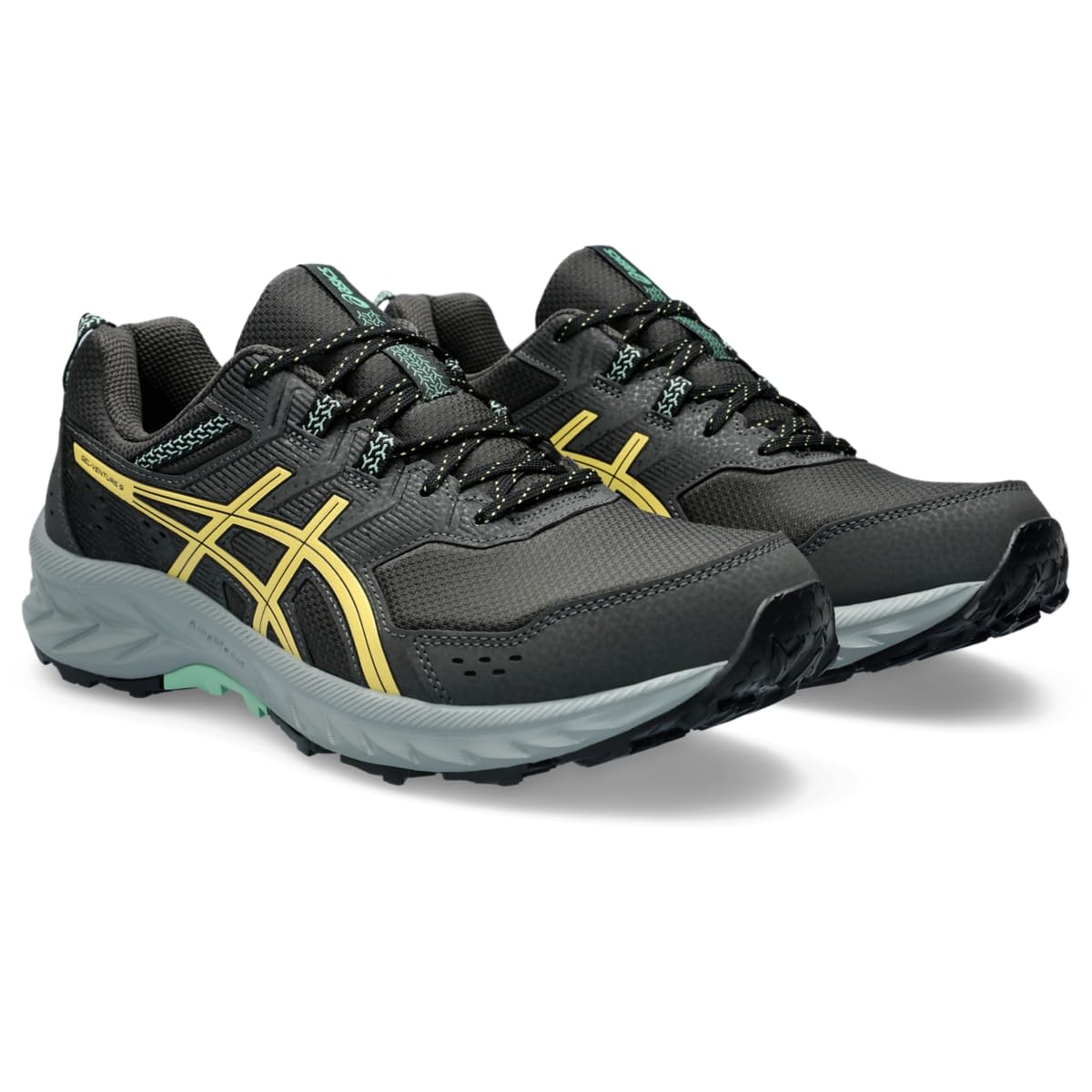 ASICS Men's Gel-Venture 9 Running Shoes, 7.5, Graphite Grey/Faded Yellow