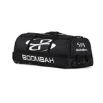Boombah Brute Rolling Bat Bag - 35" x 15" x 12-1/2" - Navy/Red - Holds 4 Bats and Room for Gear - Wheeled Bag