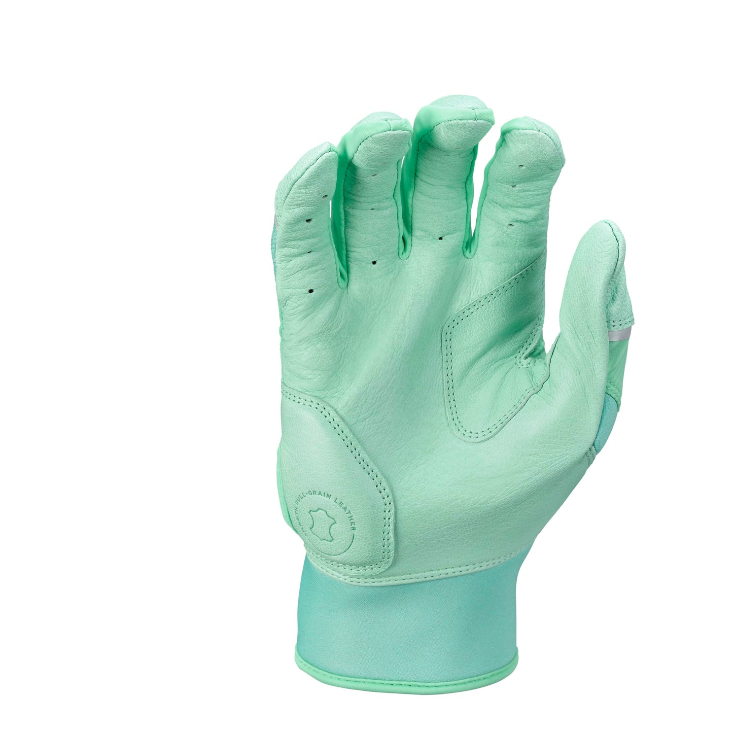 Rawlings | Adult Workhorse Baseball Batting Gloves | Mint/Mint | LRG