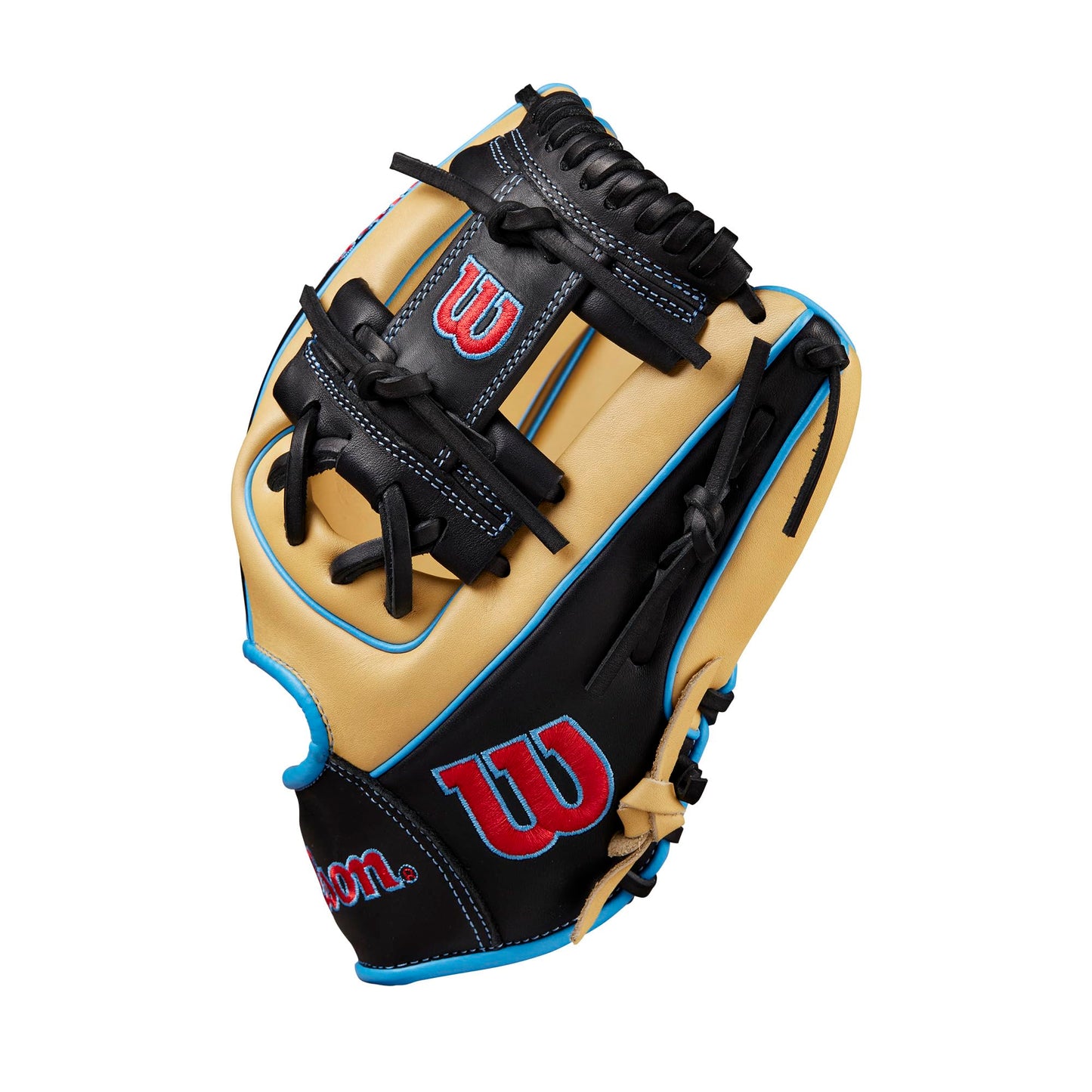 Wilson Fall 2024 A1000® 1786 11.5” Infield Baseball Glove - Blonde/Black/Cool Blue, Right Hand Throw