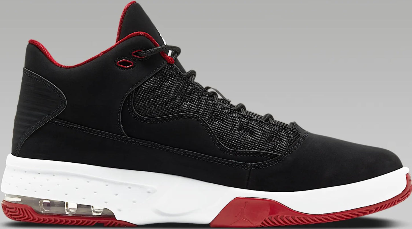 Nike Men's Basketball Shoe, Black White Gym Red, 12