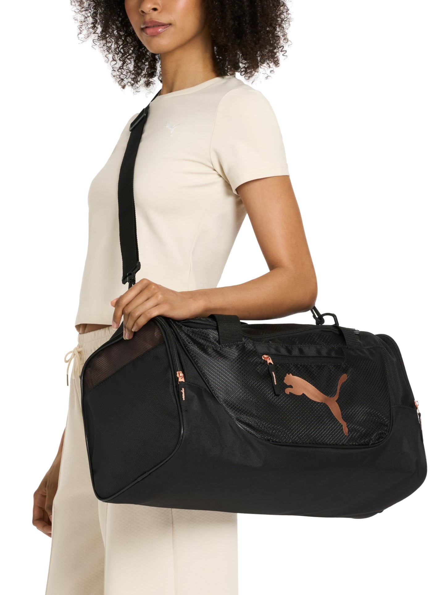 PUMA womens Evercat Candidate Duffel Bags, Black/Multi, One Size US