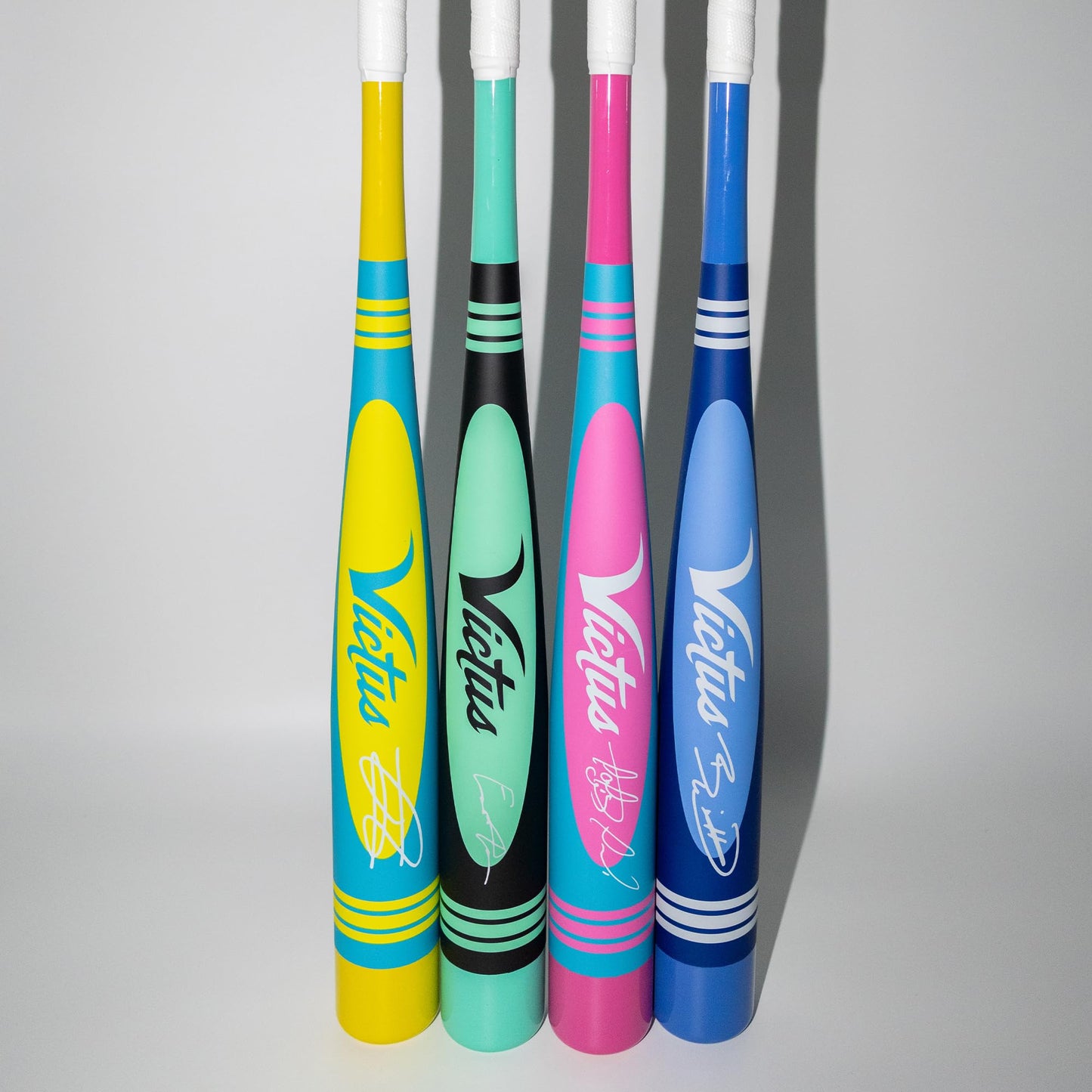 Vibe Pro-Crayon Alloy, USA Baseball, -10 Drop, 2 5/8' Barrel, Mid-Balanced, Tatis Pink, 26" / 16 oz