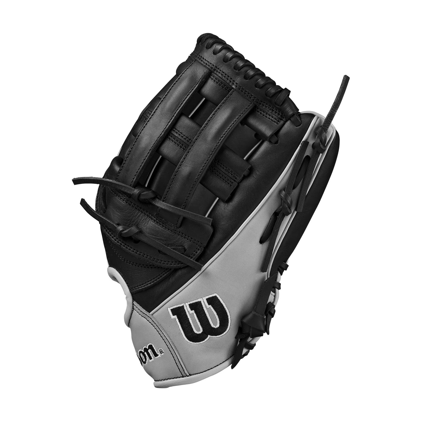 Wilson Fall 2024 A1000® 1750 12.5” Outfield Baseball Glove - Black/Grey/Red, Right Hand Throw