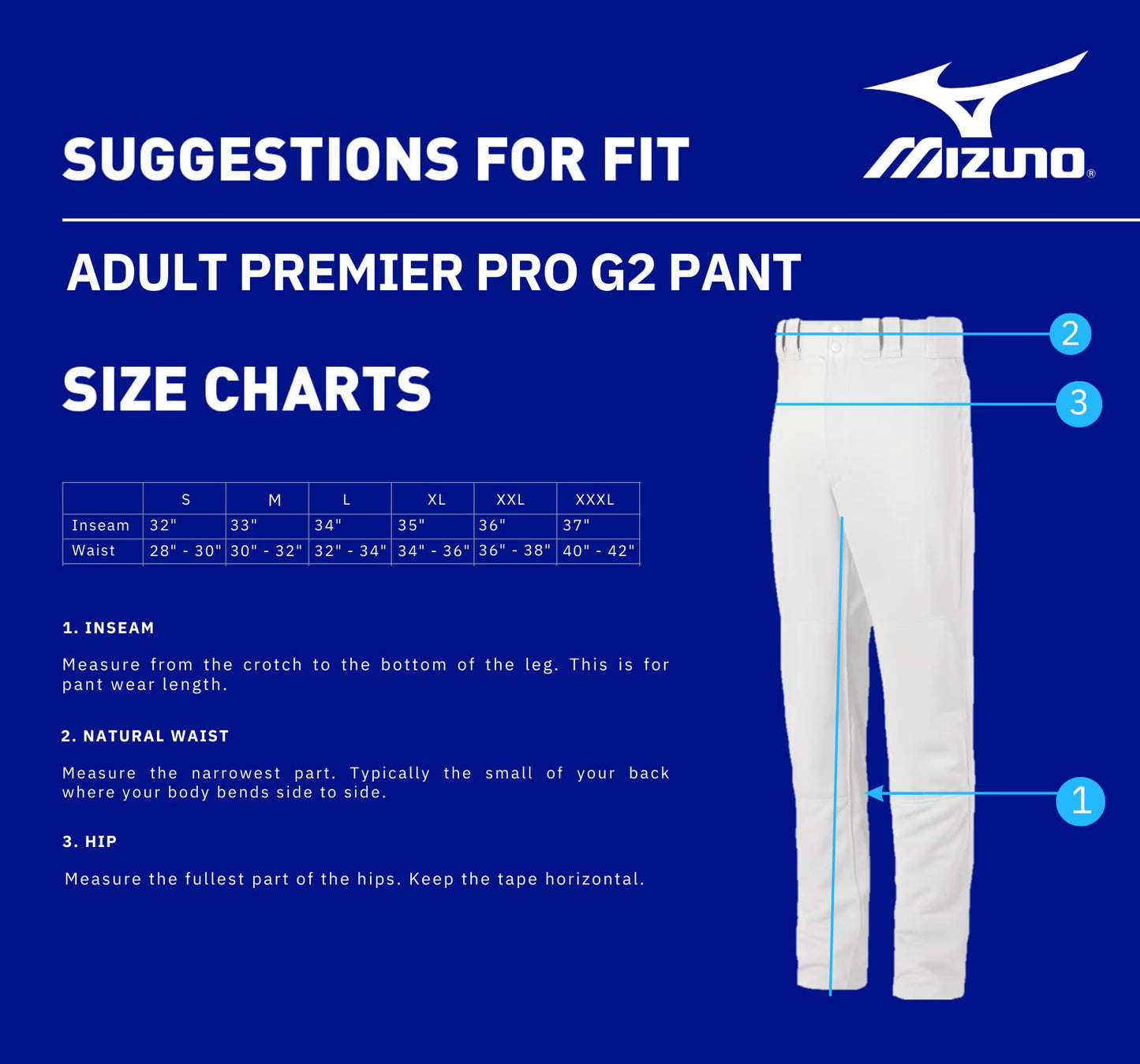 Mizuno Mens G2 Premier Pro Adult Baseball Pant With Hemmed Open Bottom, Black, Medium US