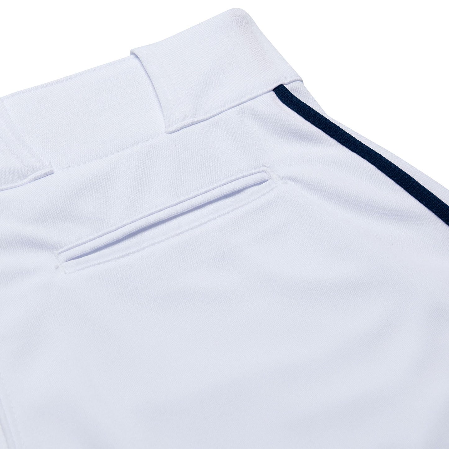 CHAMPRO Standard Triple Crown 2.0 Tapered Bottom Baseball Pants with Braid, White, Navy, 2X-Large