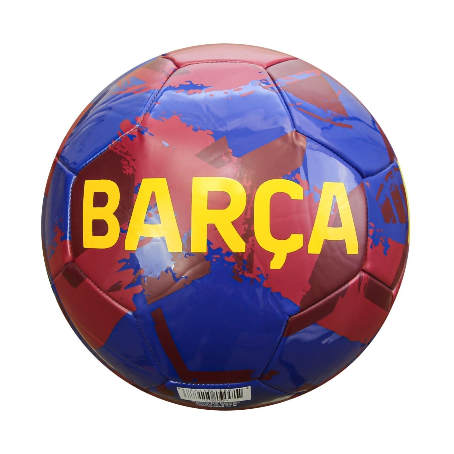 Icon Sports Officially Licensed FC Barcelona Size 5 Regulation Brush Navy Blue Soccer Ball