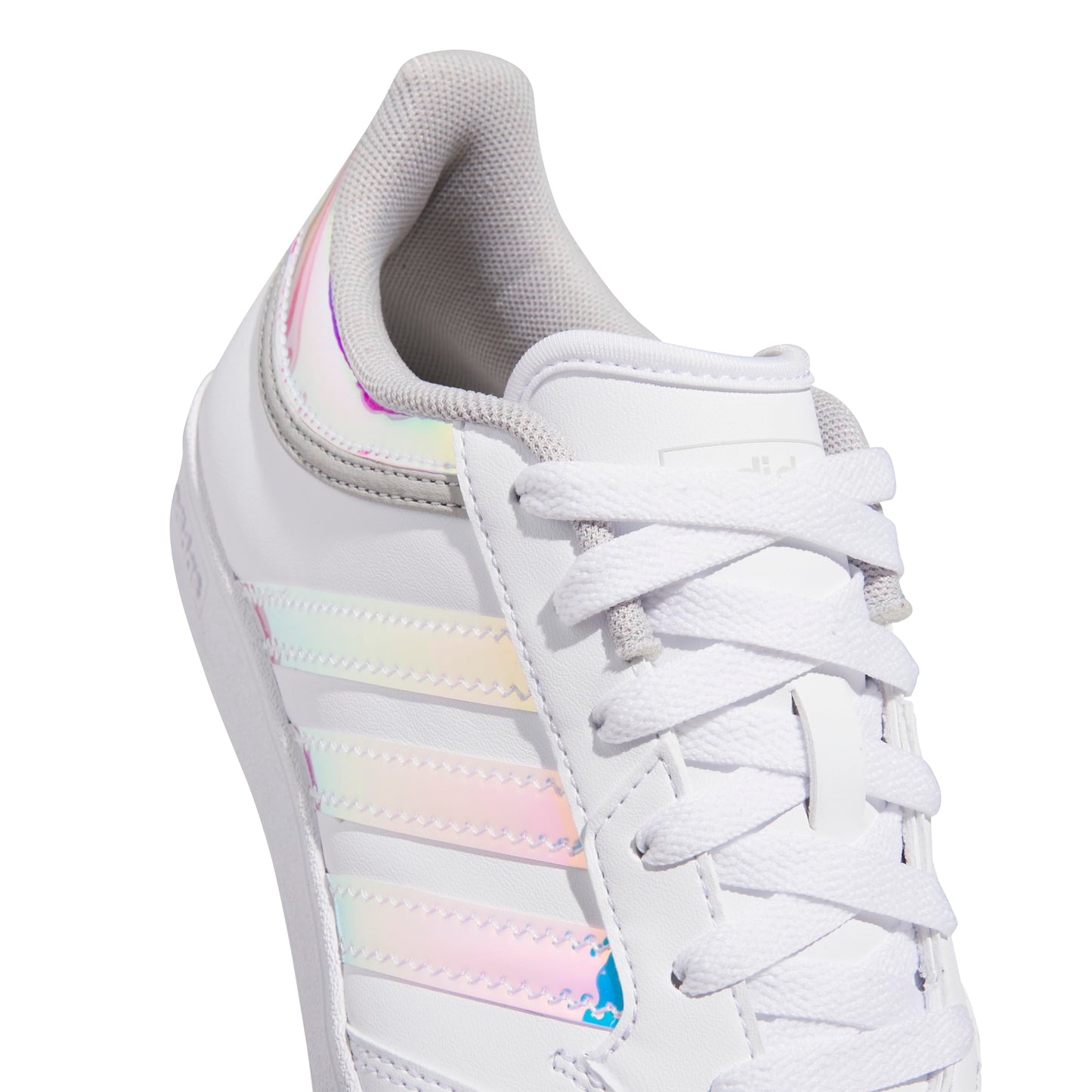 adidas Women's Hoops 4.0 Basketball Sneaker, White/White/Grey, 8