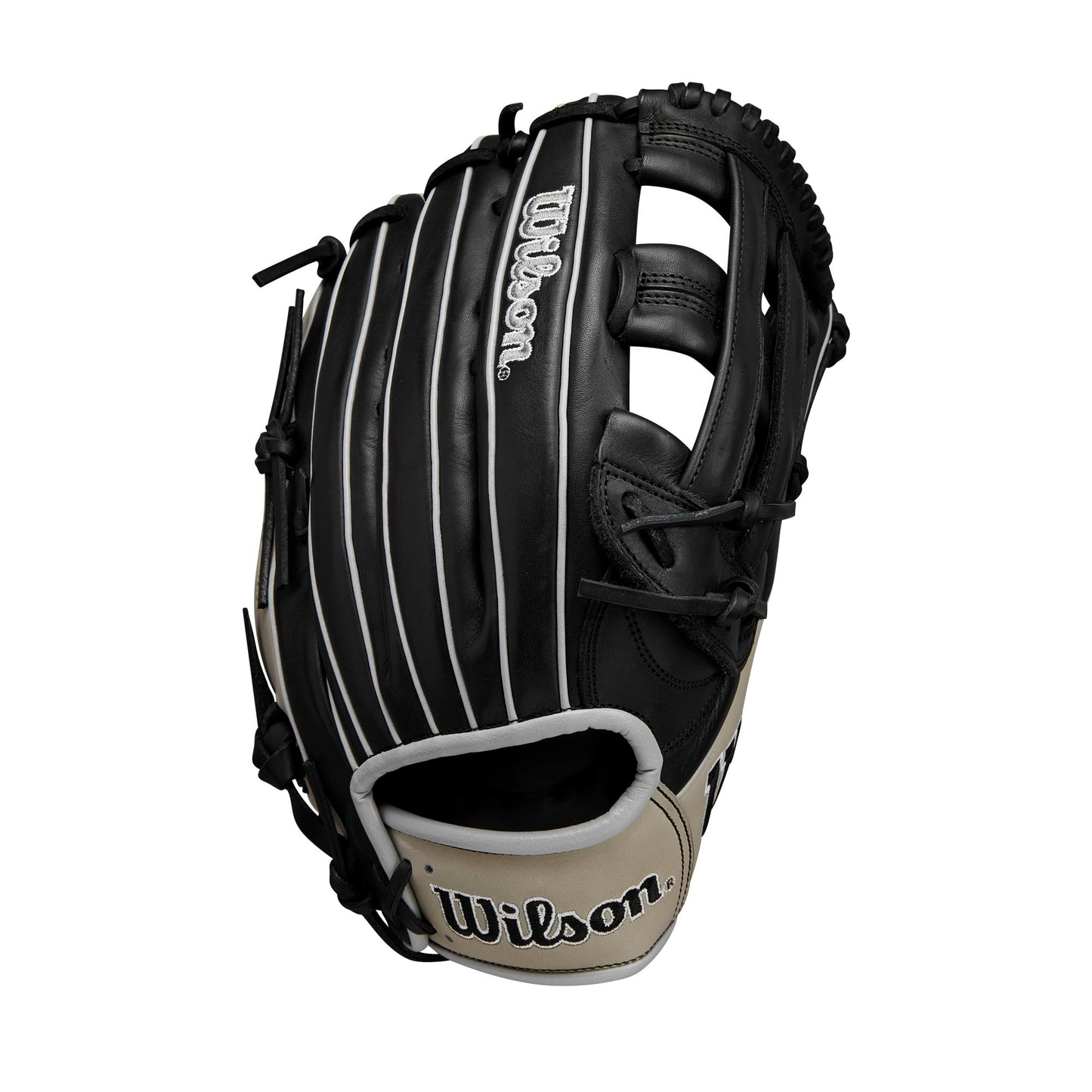 Wilson Fall 2024 A1000® 1750 12.5” Outfield Baseball Glove - Black/Grey/Red, Right Hand Throw
