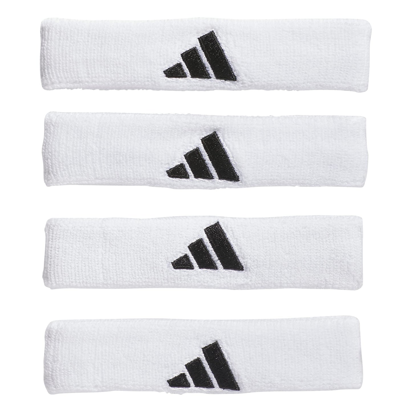 adidas Interval 3/4-inch Bicep Band, White/Black/2, One Size