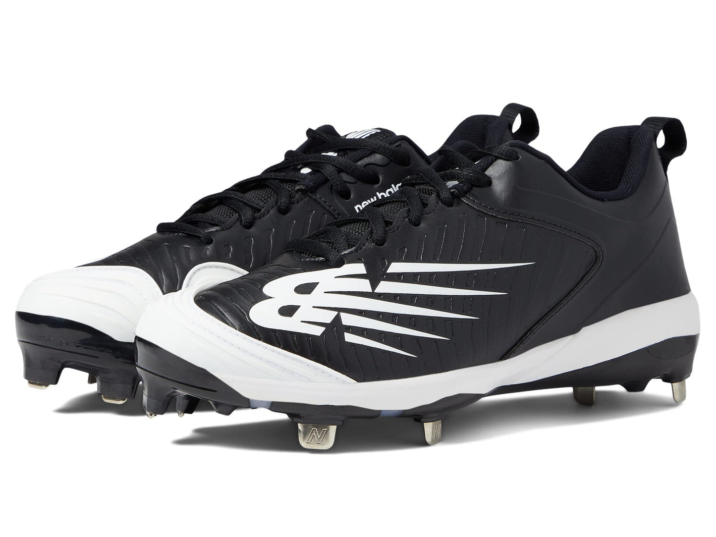 New Balance Women's Fuse V3 Metal Pitch Softball Shoe, Black/Black, 8