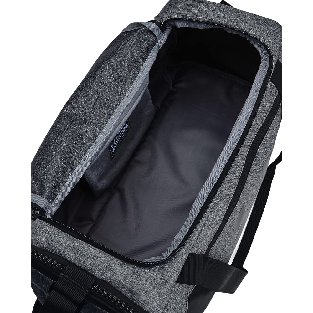 Under Armour Unisex-Adult Undeniable 5.0 Duffle , Pitch Gray Medium Heather (012)/Black , Small