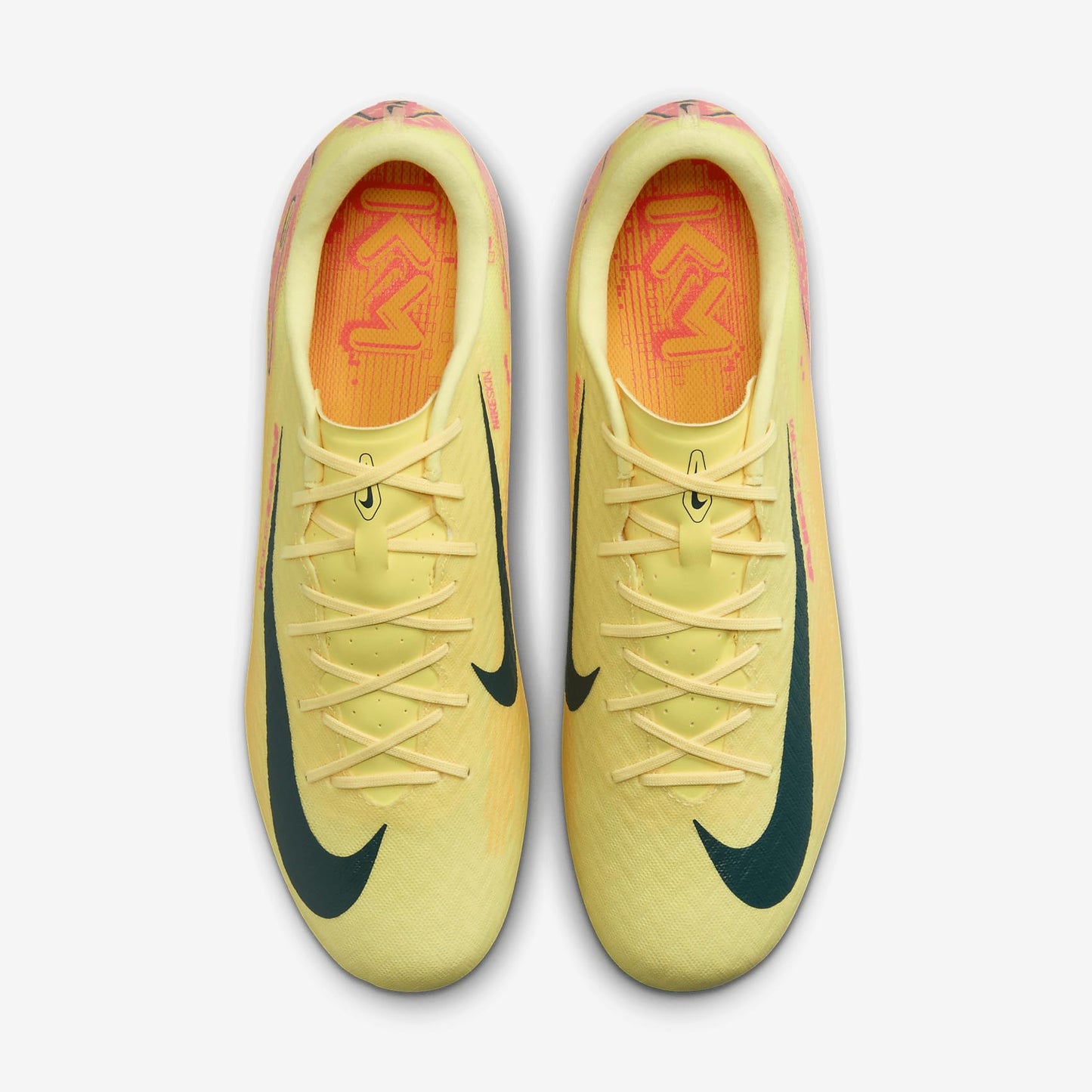 Nike Mercurial Vapor 16 Academy Kylian Mbappé MG Low-Top Soccer Cleats (FQ8377-800, Light Laser Orange/Armory Navy) Size 11.5