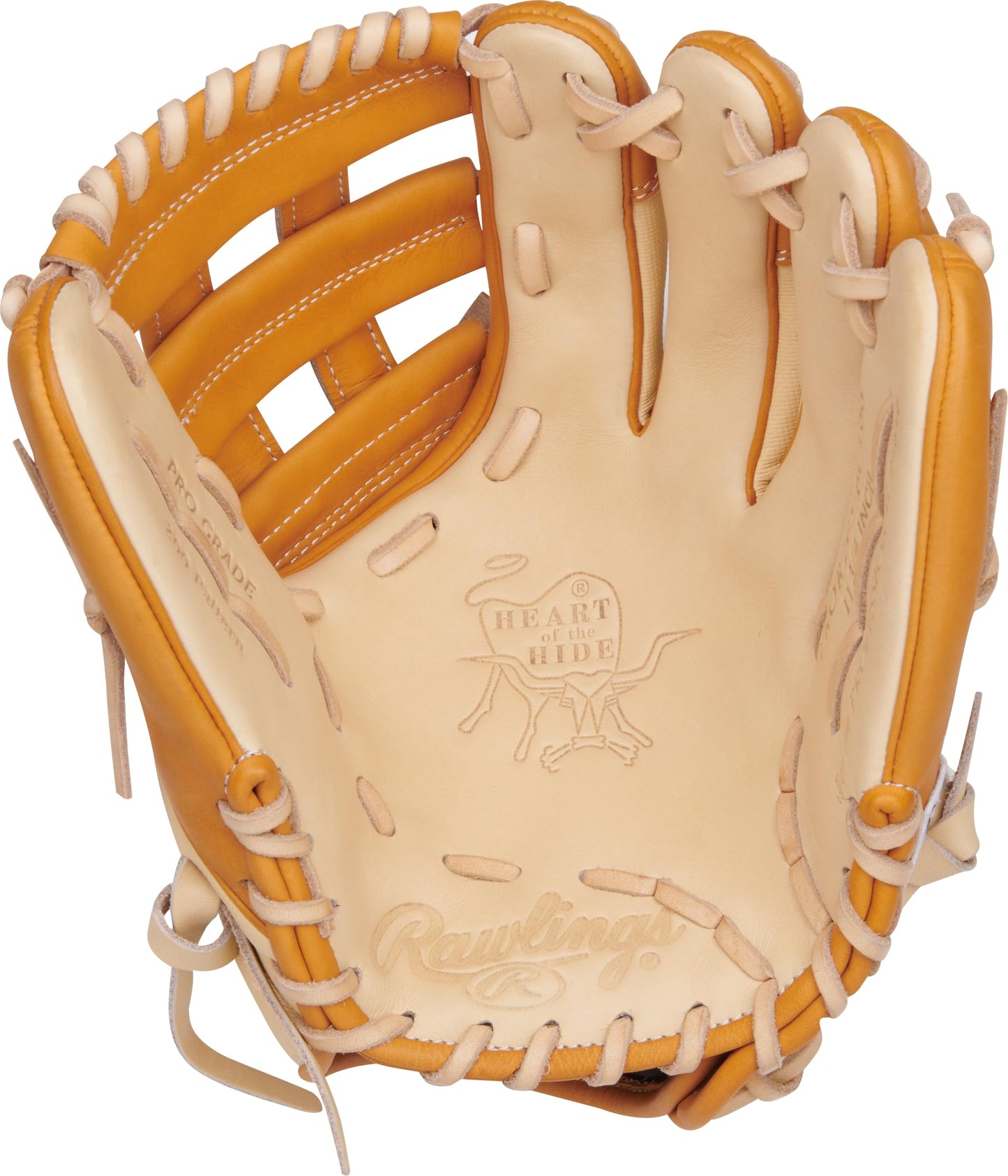 Rawlings | Heart of The Hide Series Baseball Glove | 11.75' | RHT | Speedshell - Pro H Web | Camel/Tan