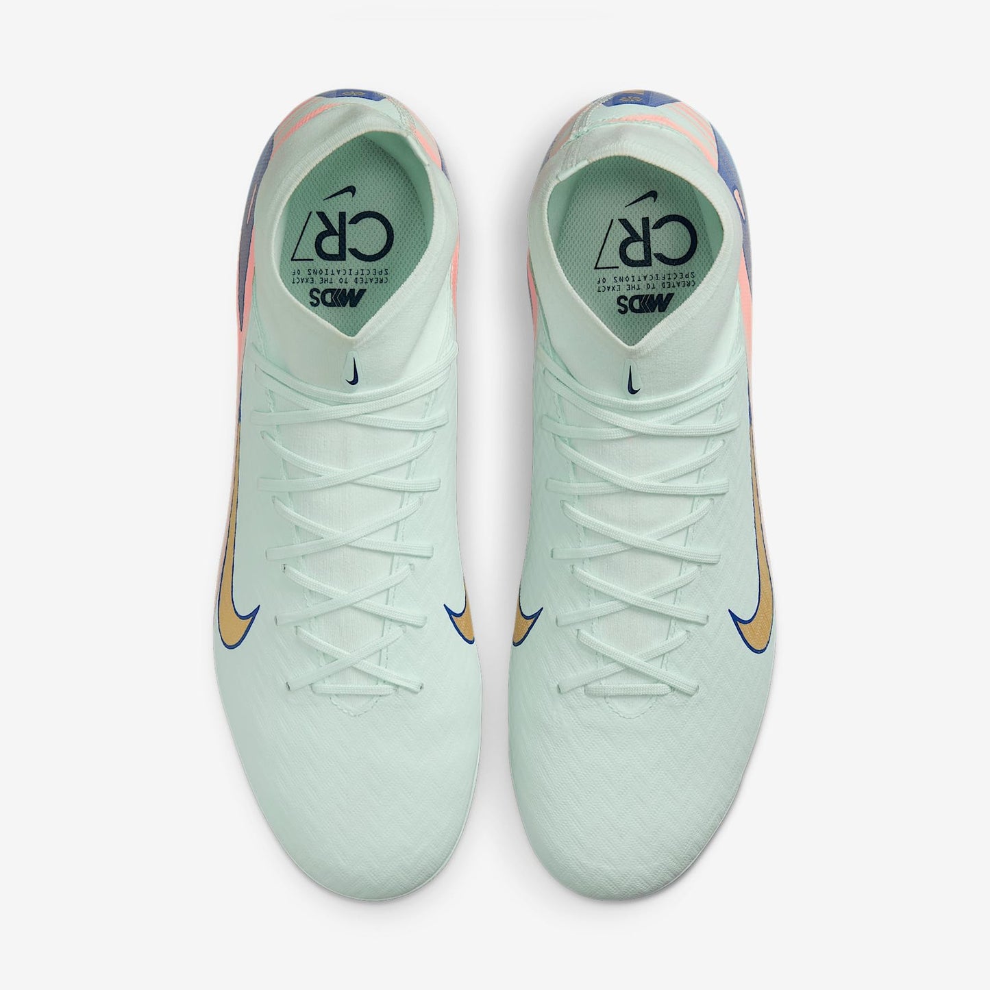 Nike Superfly 10 Academy Mercurial Dream Speed AG High-Top Soccer Cleats (FZ1191-300, Barely Green/Crimson Pulse/Metallic Gold Coin) Size 9