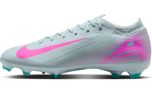 Nike Mercurial Vapor 16 Pro FG Low-Top Soccer Cleats (FQ8685-301, Ocean Cube/Pink Blast) Size 9