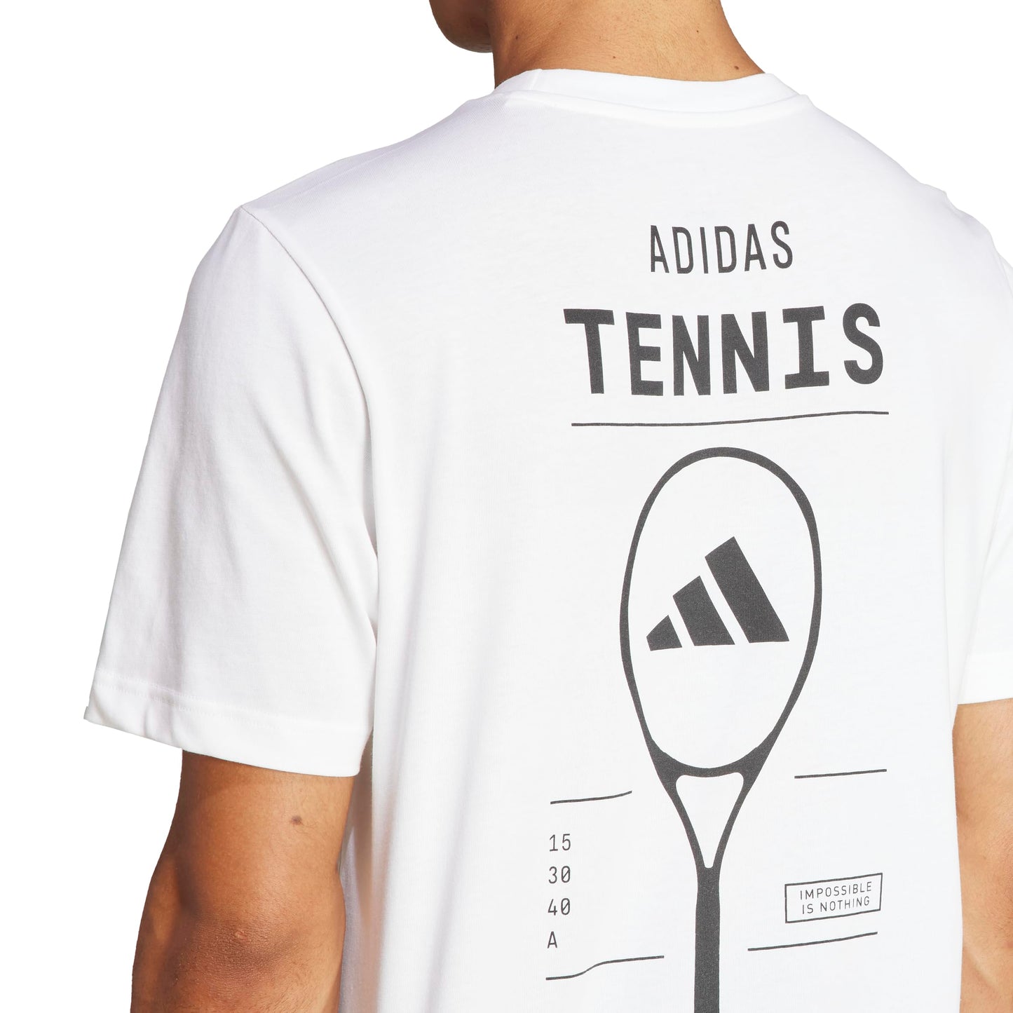 adidas Men's Tennis Graphic T-Shirt, White