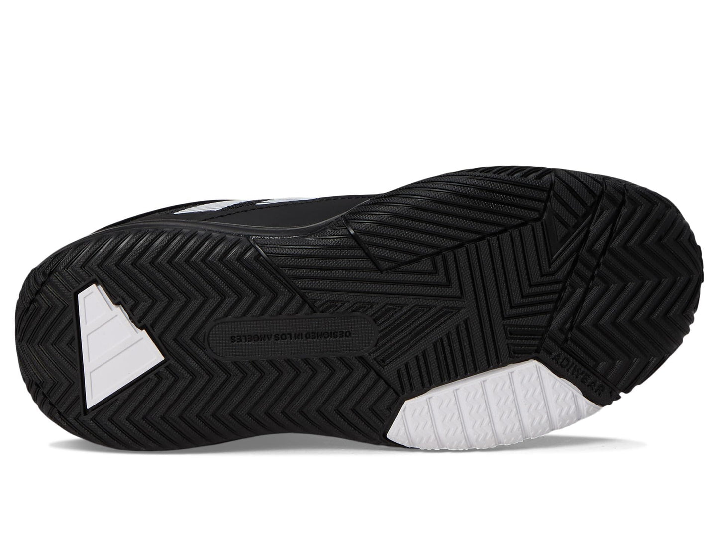 adidas Own The Game 3.0 Basketball Sneaker, Black/White/Black, 3 US Unisex Little Kid