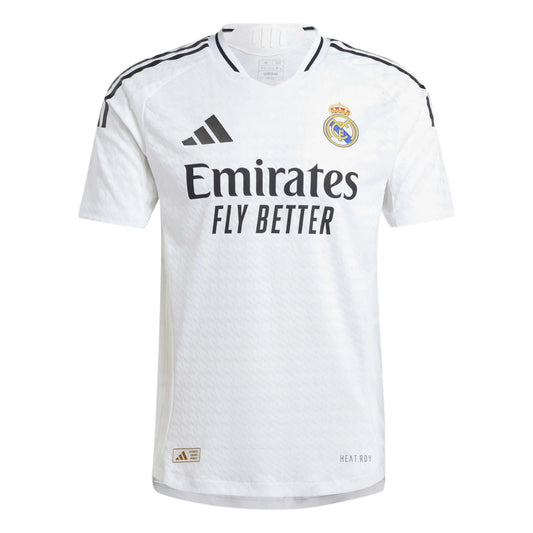 adidas Real Madrid Men’s Authentic Jersey 2024/25 (US, Alpha, Large, Regular, Regular, White)