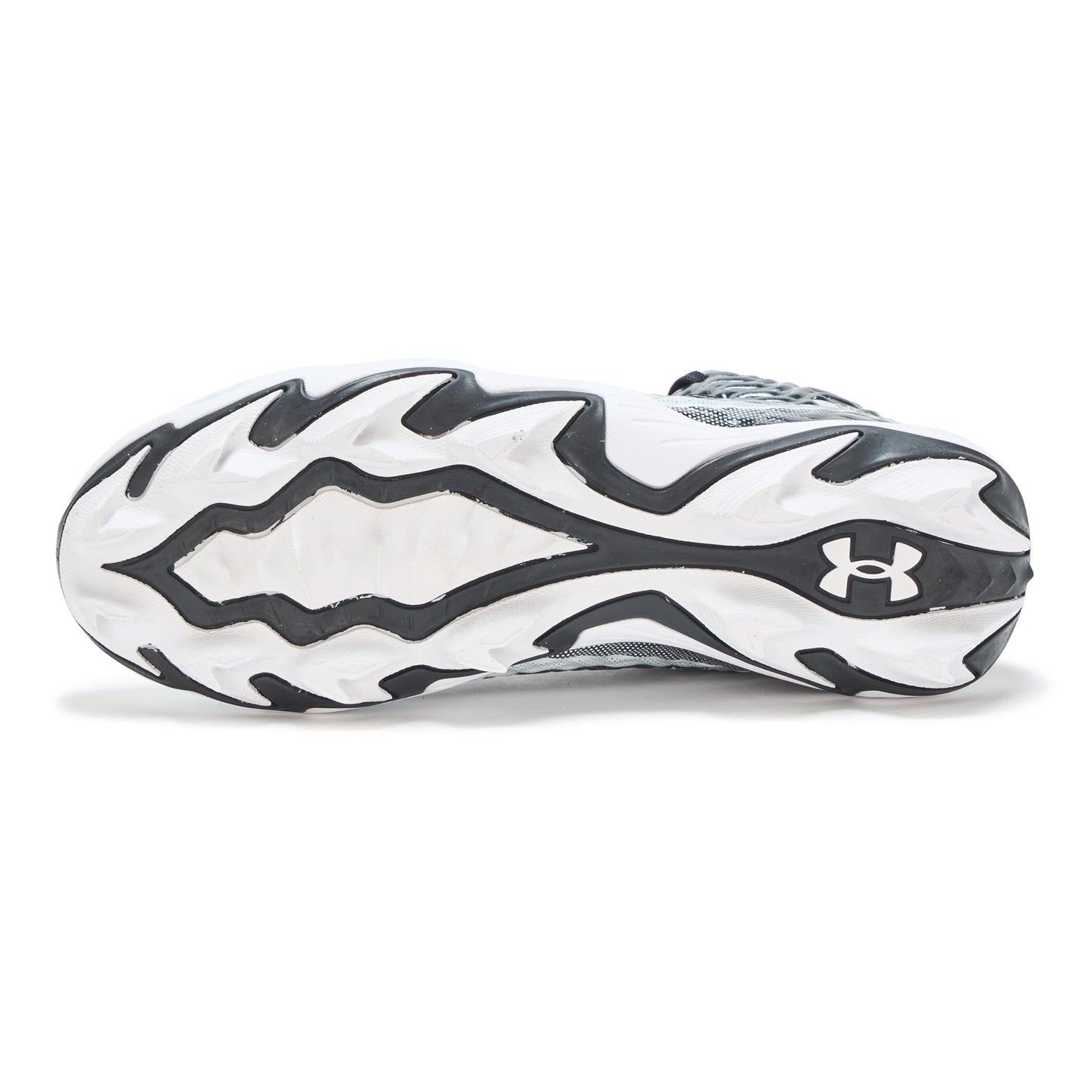 Under Armour Boys' Spotlight Hammer RM JR, (001) Black/White/White, 13, US