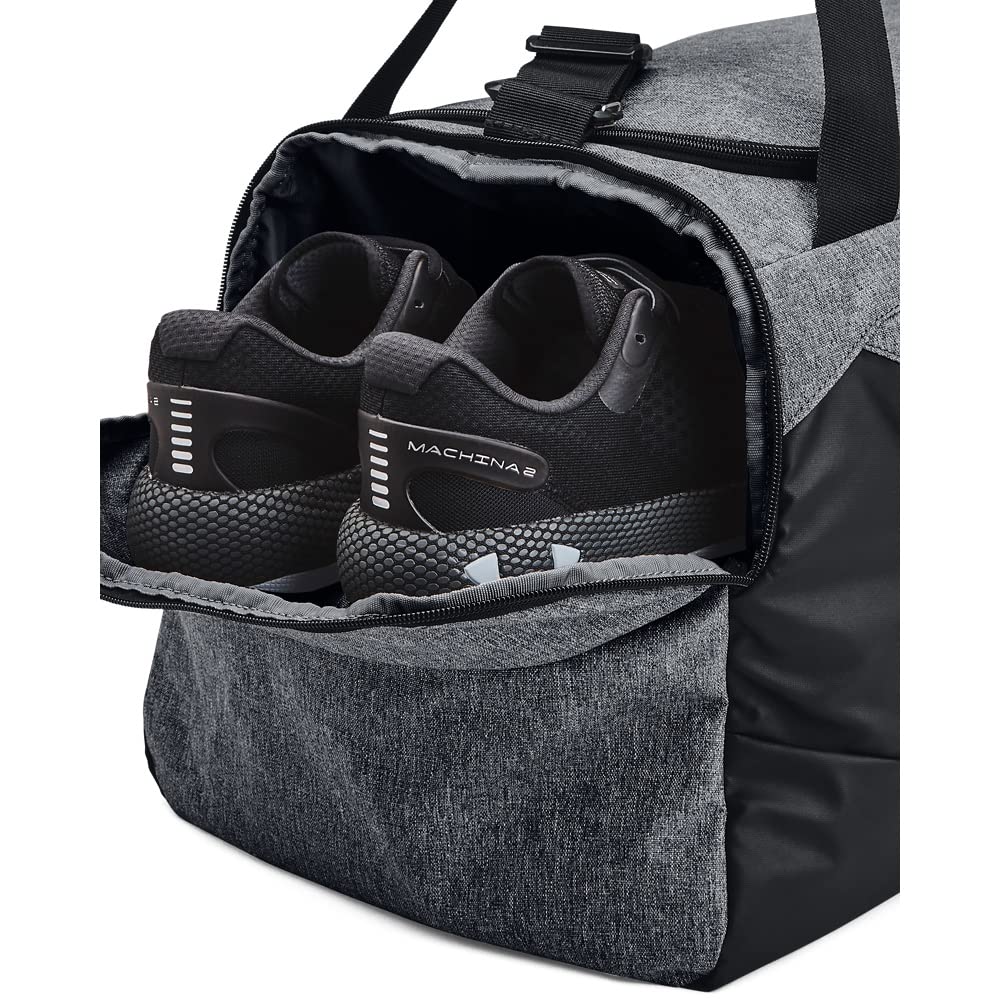 Under Armour Unisex-Adult Undeniable 5.0 Duffle , Pitch Gray Medium Heather (012)/Black , Small