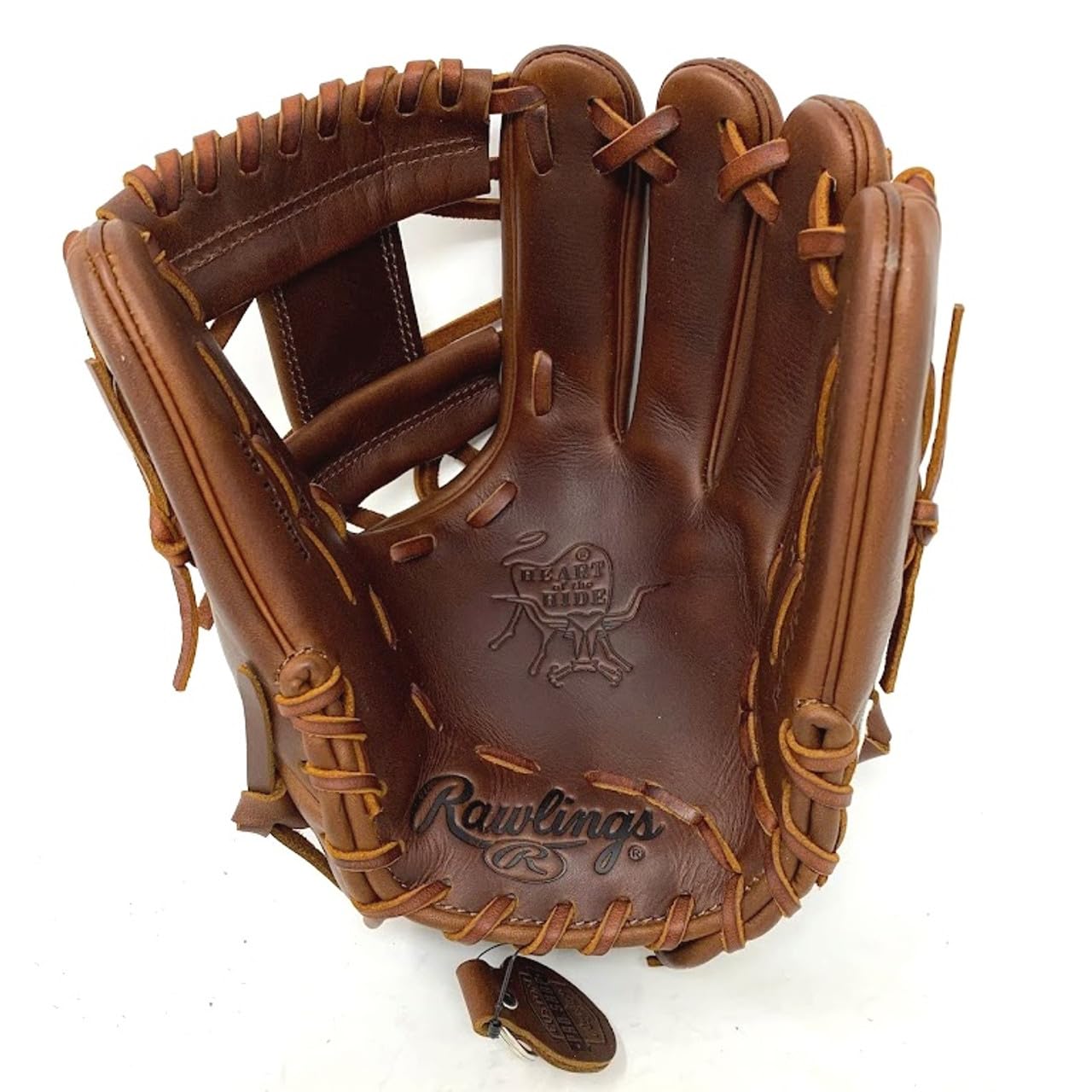 Rawlings Heart of The Hide 11.75 Inch I Web Timberglaze with Timberglaze Laces Right Hand Throw