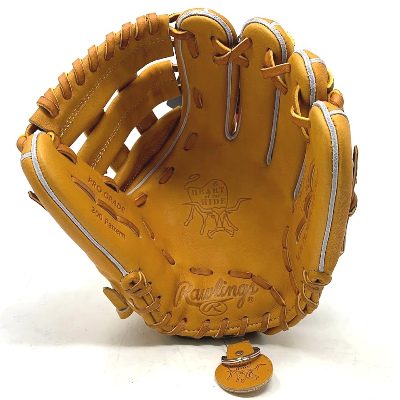 Rawlings Heart of The Hide Baseball Glove Pro Stiff & Standard Fit Models | Classic Colors | Sizes 11.5" - 12.75" | Multiple Styles (Classic Tan | H Web, 11.5" | Infield, Right Hand Throw)